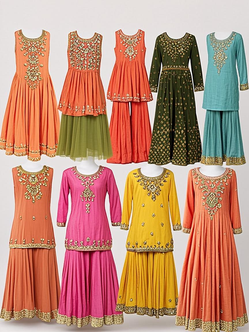 Kids Festive Lehenga Set